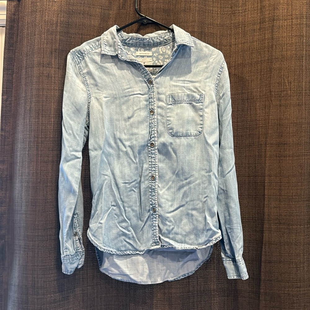 Denim jean shirt